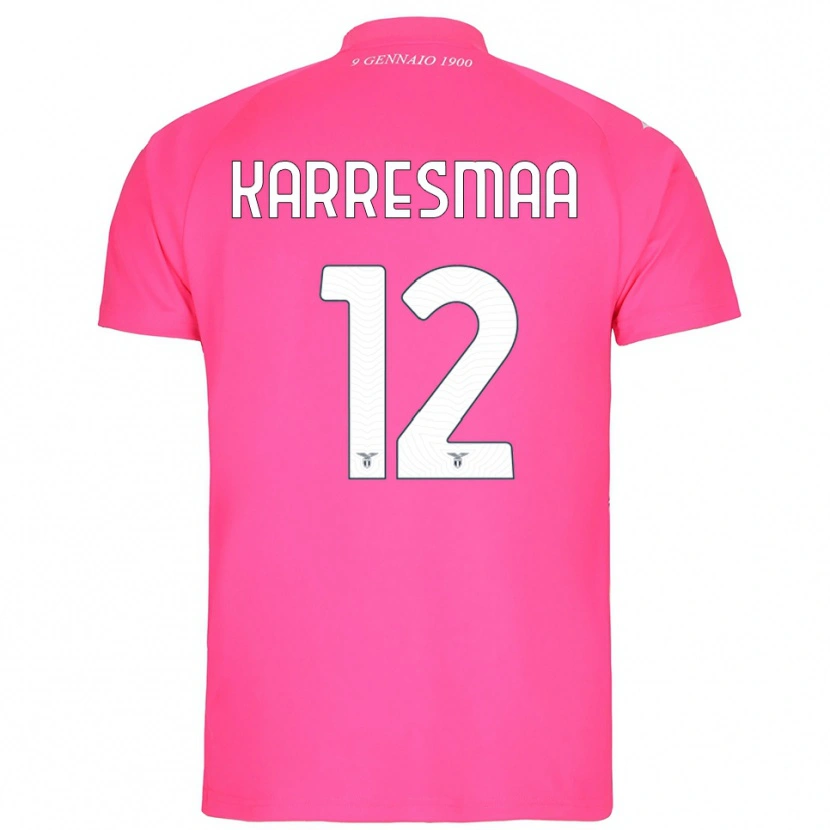 Danxen Uomo Kerttu Karresmaa #12 Maglia Gara Portiere Rosa Profondo 2025/26 Maglietta