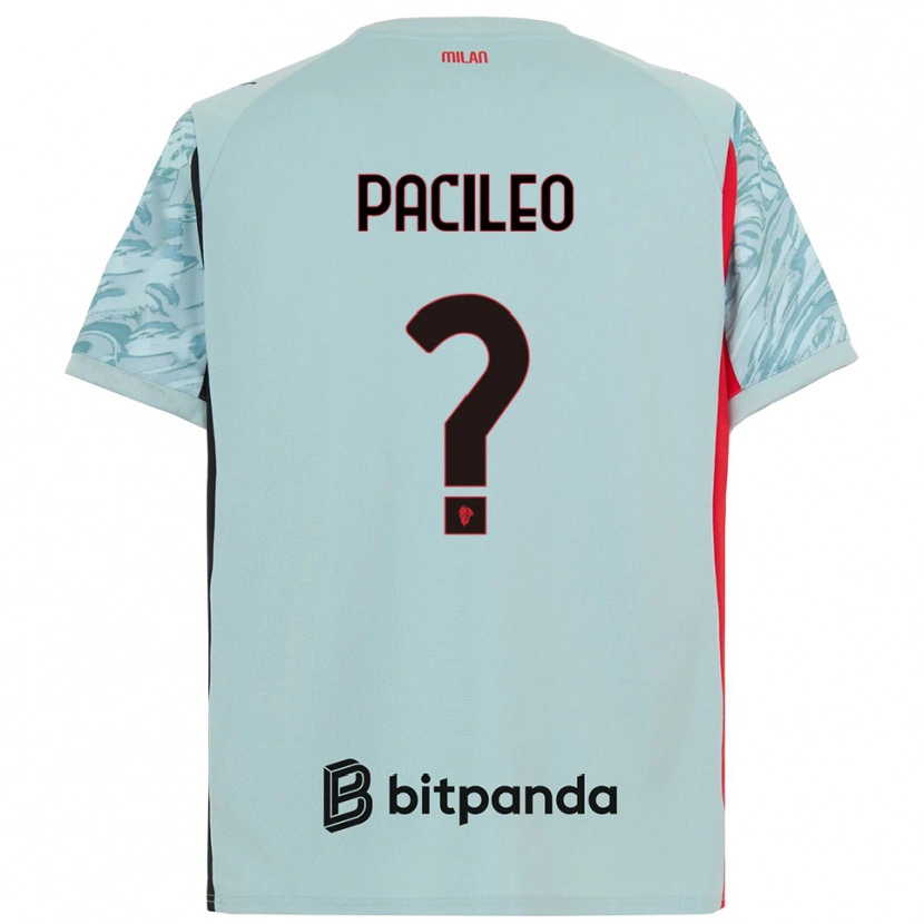 Danxen Uomo Alessandro Pacileo #0 Maglia Gara Portiere Azzurro Rosso 2025/26 Maglietta