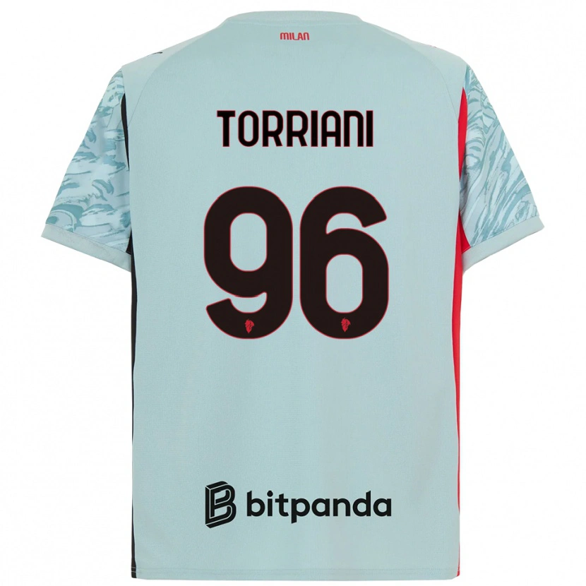Danxen Uomo Lorenzo Torriani #96 Maglia Gara Portiere Azzurro Rosso 2025/26 Maglietta