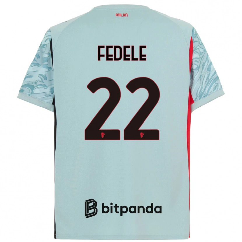 Danxen Uomo Noemi Fedele #22 Maglia Gara Portiere Azzurro Rosso 2025/26 Maglietta