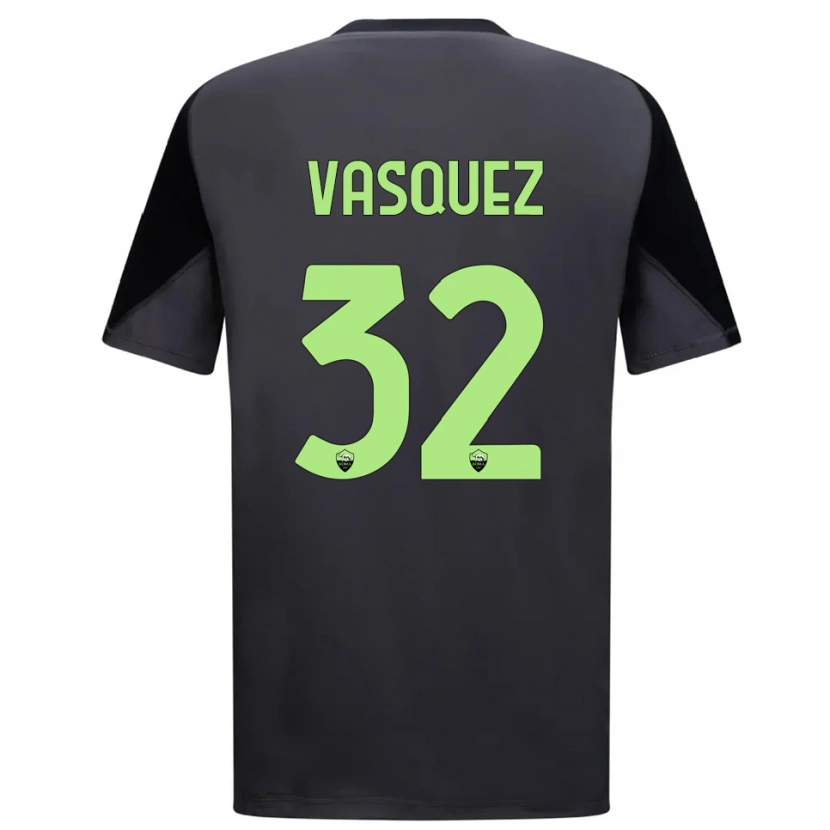 Danxen Uomo Devis Vásquez #32 Maglia Gara Portiere Nero Verde Chiaro 2025/26 Maglietta