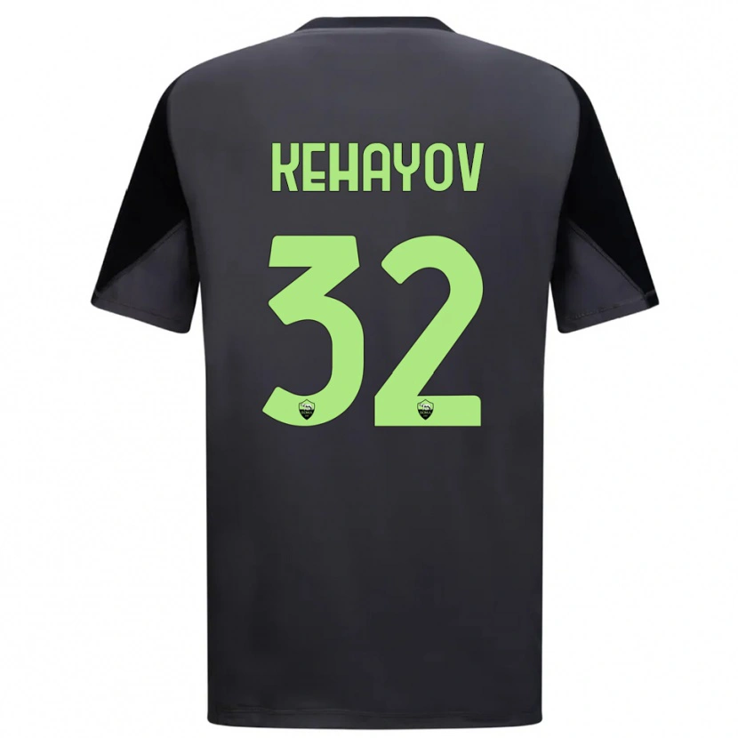 Danxen Uomo Atanas Kehayov #32 Maglia Gara Portiere Nero Verde Chiaro 2025/26 Maglietta