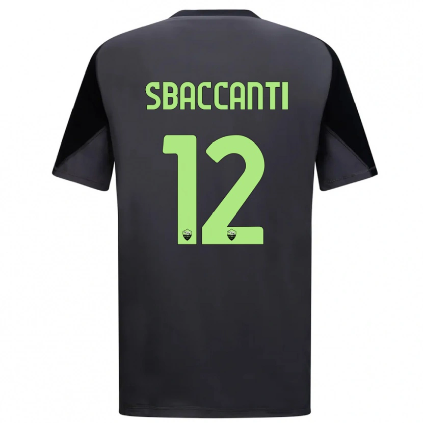 Danxen Uomo Christian Sbaccanti #12 Maglia Gara Portiere Nero Verde Chiaro 2025/26 Maglietta