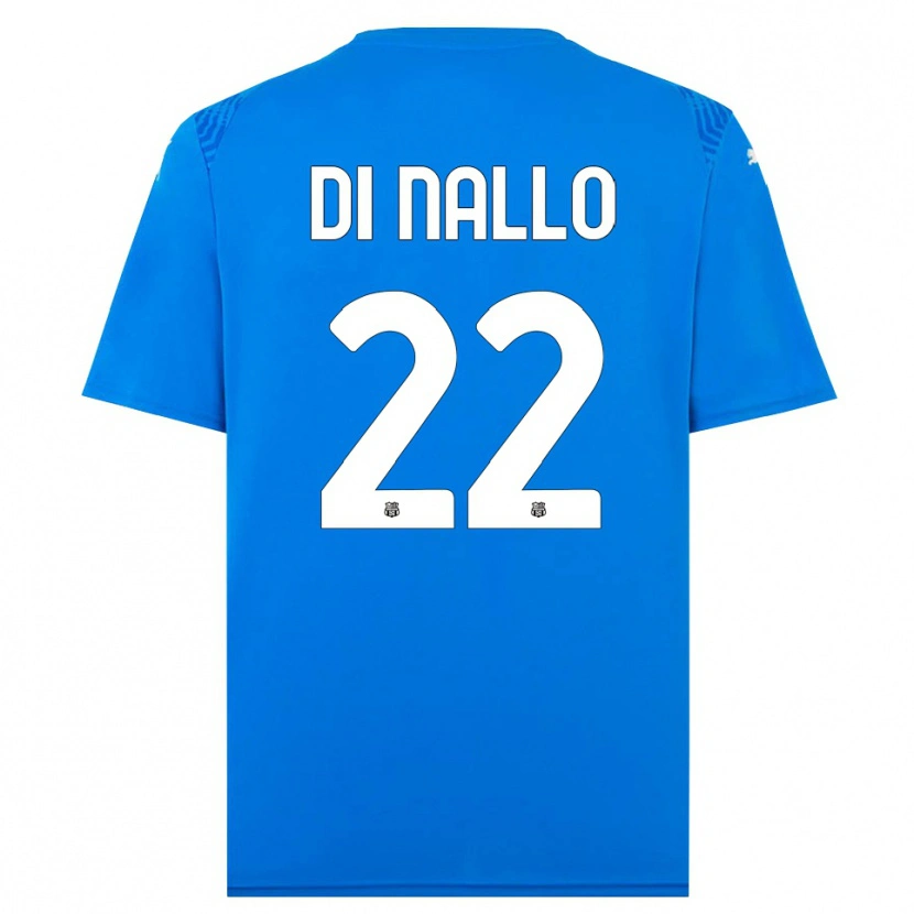 Danxen Uomo Erica Di Nallo #22 Maglia Gara Portiere Blu Bianco 2025/26 Maglietta