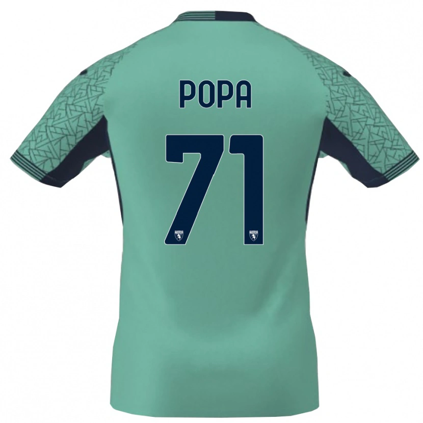 Danxen Uomo Mihai Popa #71 Maglia Gara Portiere Laguna Blu 2025/26 Maglietta