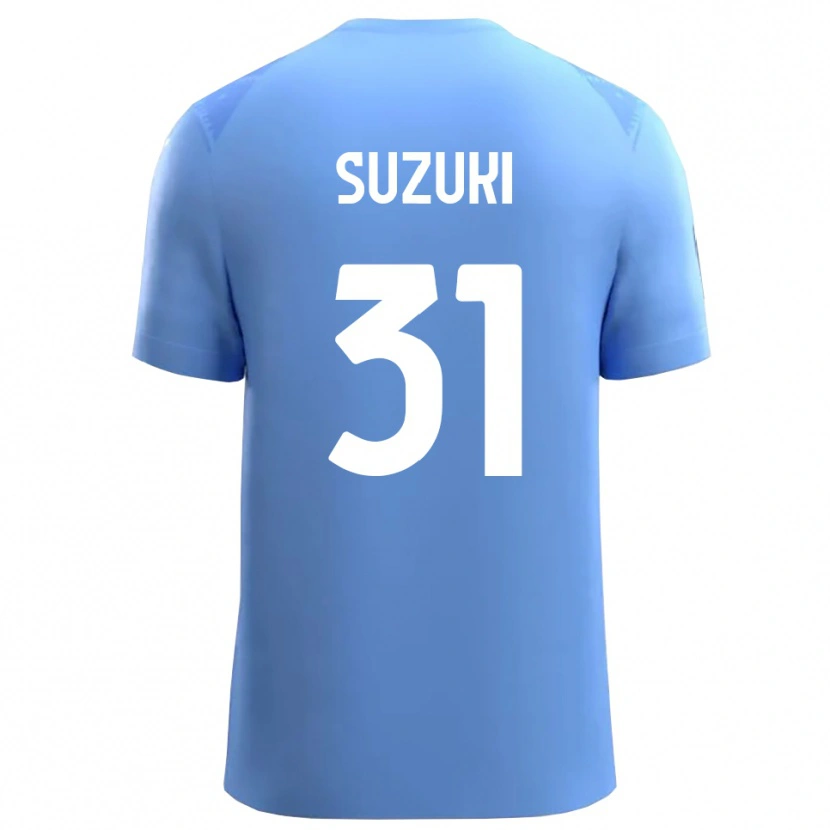 Danxen Uomo Zion Suzuki #31 Maglia Gara Portiere Azzurro Bianco 2025/26 Maglietta