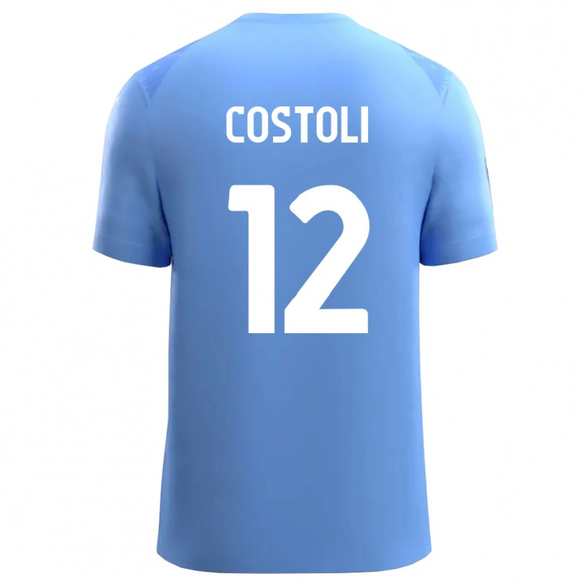 Danxen Uomo Luca Costoli #12 Maglia Gara Portiere Azzurro Bianco 2025/26 Maglietta
