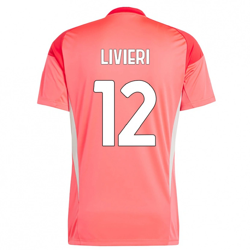 Danxen Uomo Alessandro Livieri #12 Maglia Gara Portiere Rosso Bianco 2025/26 Maglietta