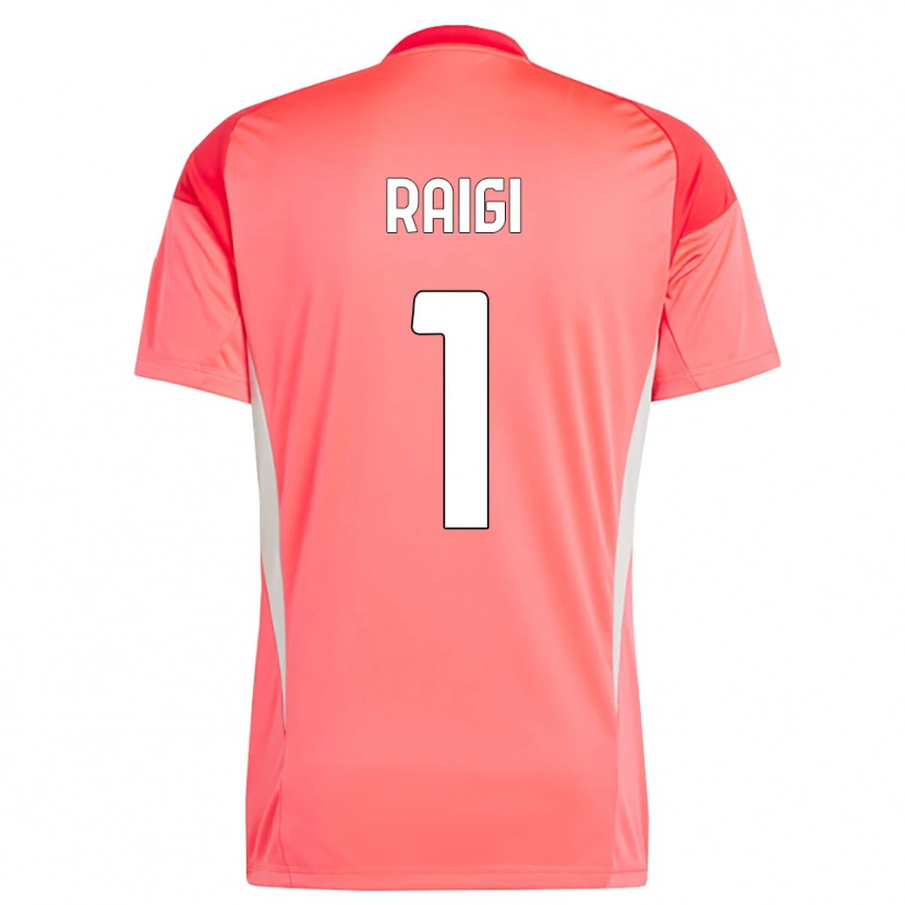 Danxen Uomo Francesco Raigi #1 Maglia Gara Portiere Rosso Bianco 2025/26 Maglietta