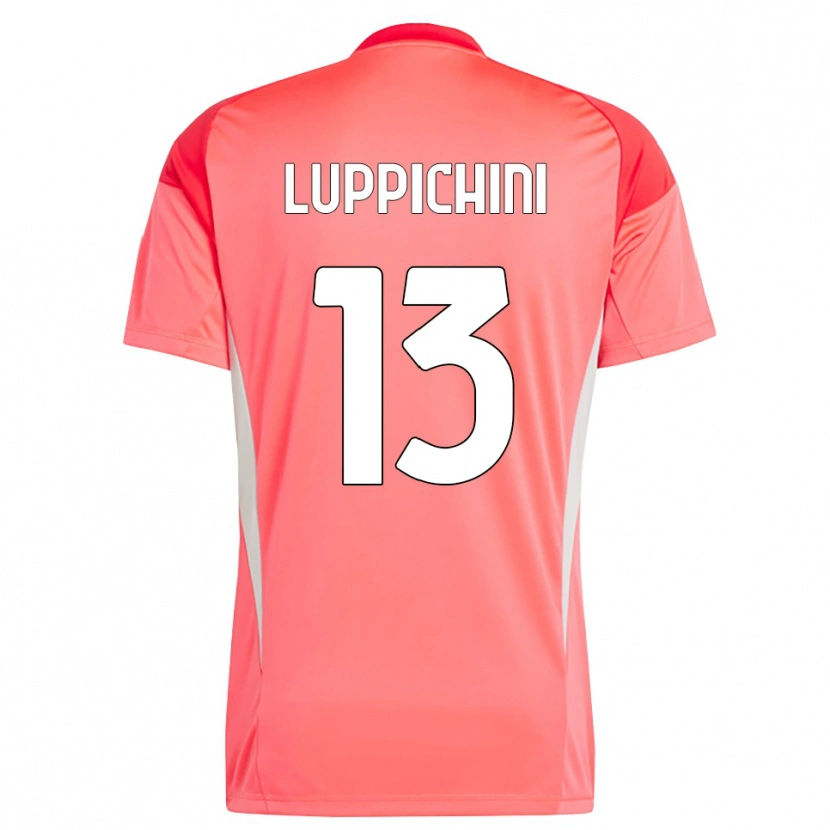 Danxen Uomo Matteo Luppichini #13 Maglia Gara Portiere Rosso Bianco 2025/26 Maglietta