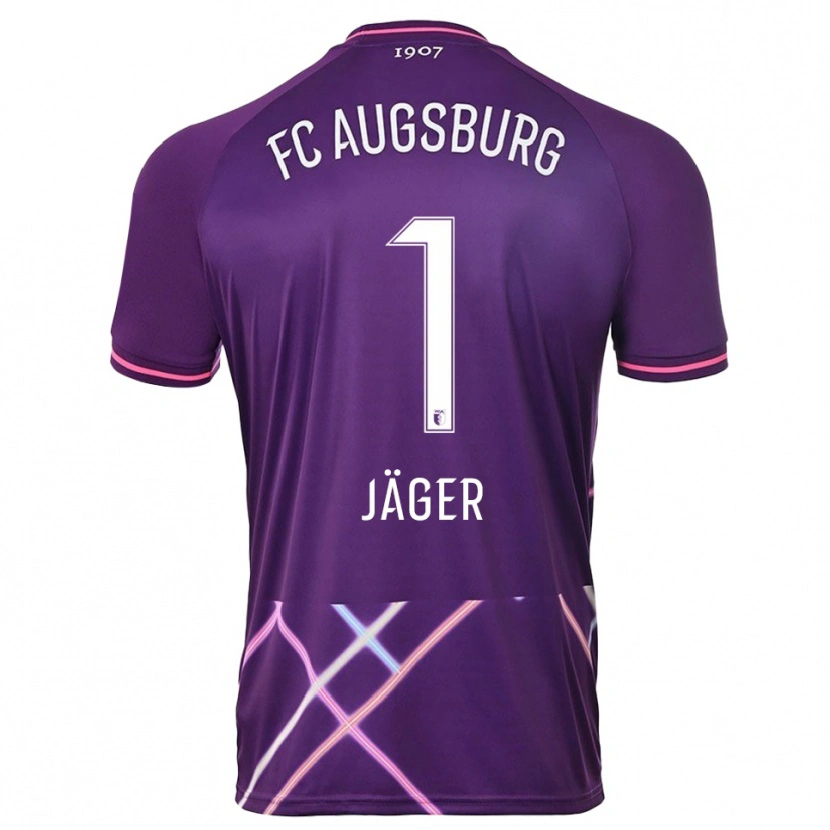 Danxen Uomo Tobias Jäger #1 Maglia Gara Portiere Viola Rosa 2025/26 Maglietta
