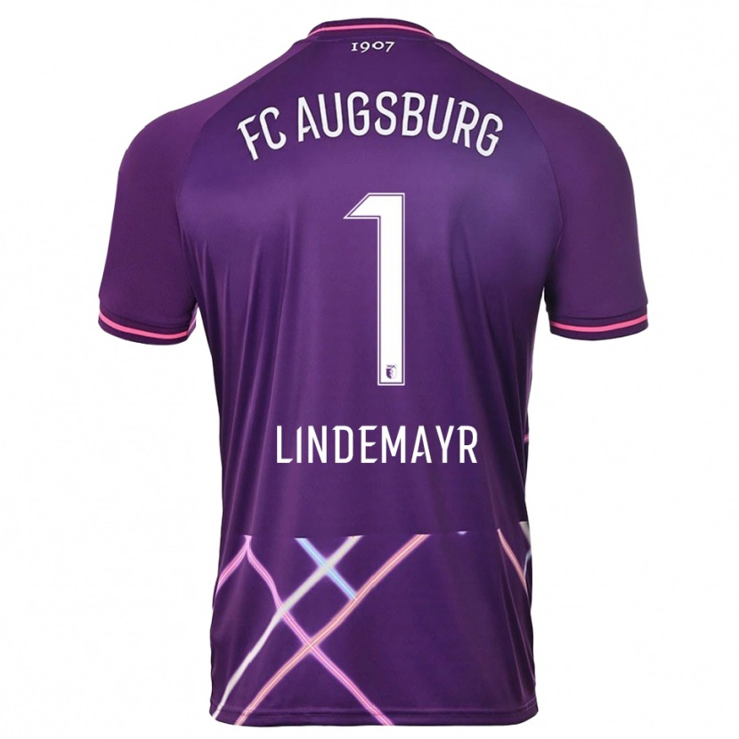 Danxen Uomo Lisa Lindemayr #1 Maglia Gara Portiere Viola Rosa 2025/26 Maglietta