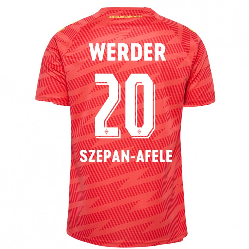 Danxen Uomo Gianni Szepan-Afele #20 Maglia Gara Portiere Giallo Rosso 2025/26 Maglietta