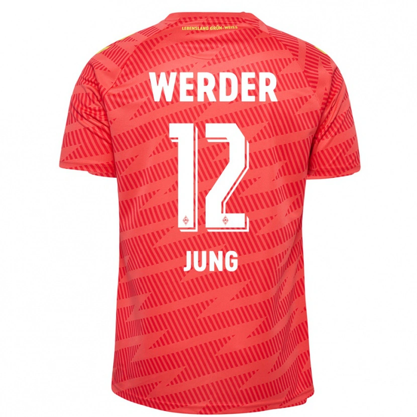 Danxen Uomo Hugo Jung #12 Maglia Gara Portiere Giallo Rosso 2025/26 Maglietta