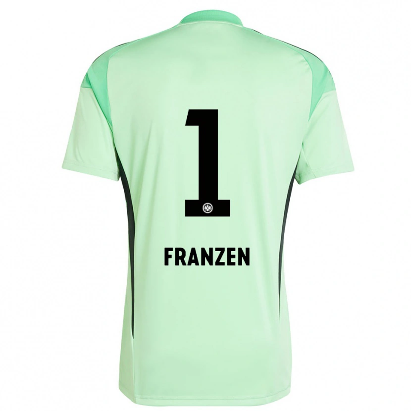 Danxen Uomo Marlon Franzen #1 Maglia Gara Portiere Verde Chiaro Nero 2025/26 Maglietta