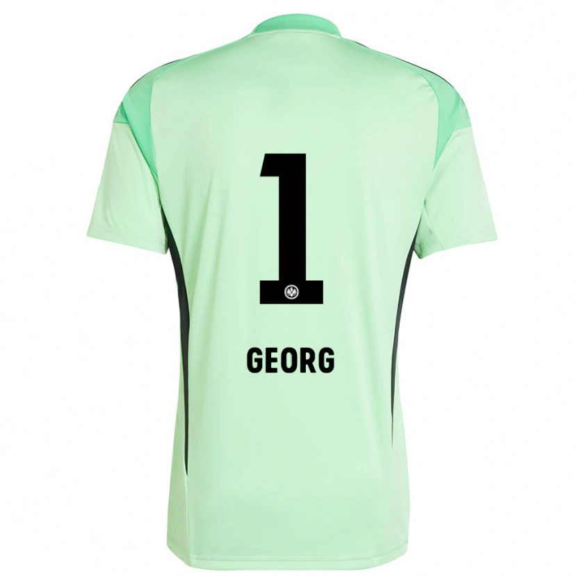Danxen Uomo Hannes Georg #1 Maglia Gara Portiere Verde Chiaro Nero 2025/26 Maglietta