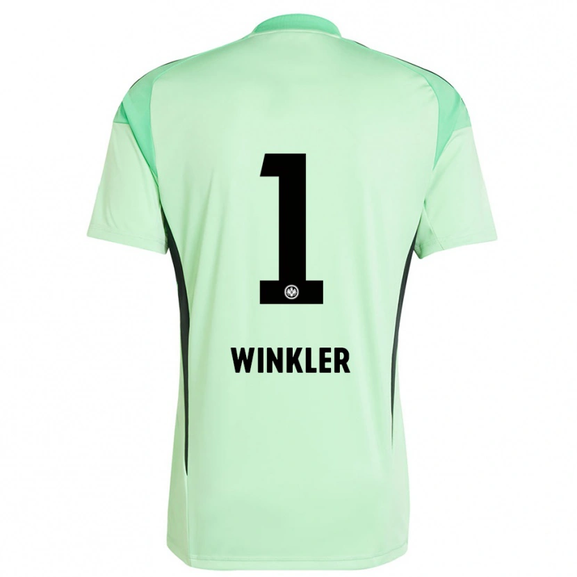 Danxen Uomo Sophia Winkler #1 Maglia Gara Portiere Verde Chiaro Nero 2025/26 Maglietta