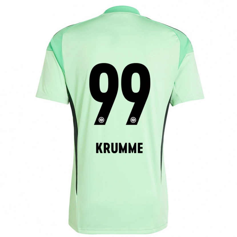 Danxen Uomo Janne Krumme #99 Maglia Gara Portiere Verde Chiaro Nero 2025/26 Maglietta