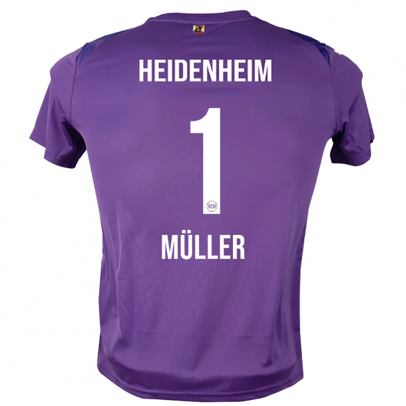 Danxen Uomo Kevin Müller #1 Maglia Gara Portiere Orchidea Media 2025/26 Maglietta