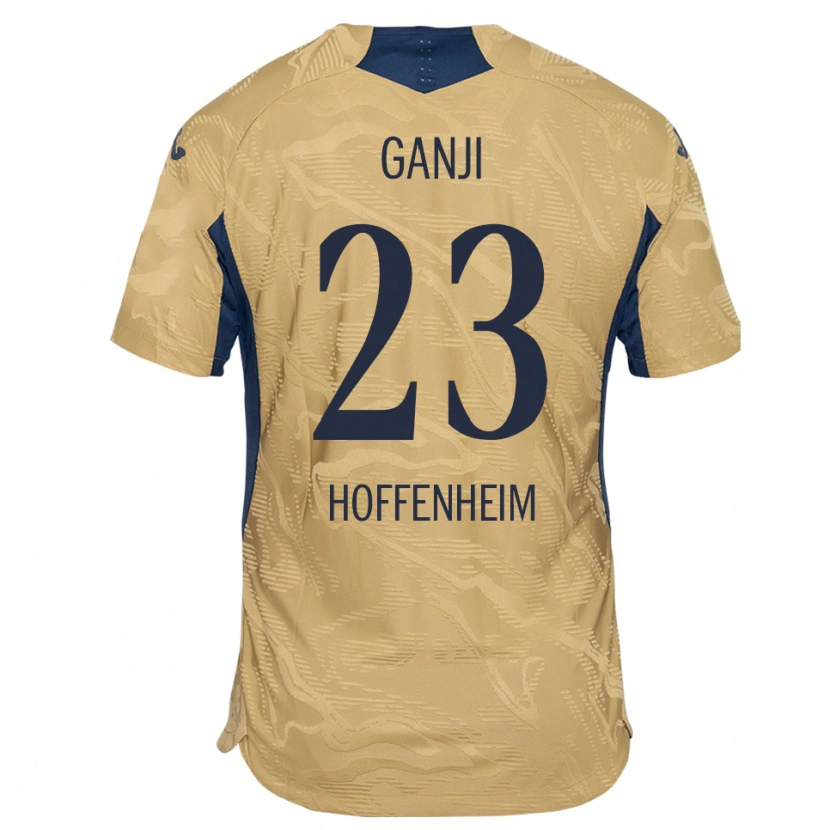 Danxen Uomo Leon Ganji #23 Maglia Gara Portiere Tan Nero 2025/26 Maglietta