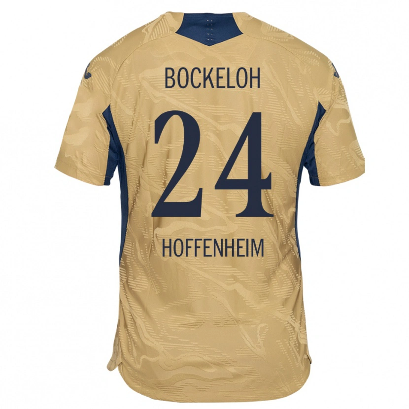 Danxen Uomo Leonhard Bockeloh #24 Maglia Gara Portiere Tan Nero 2025/26 Maglietta