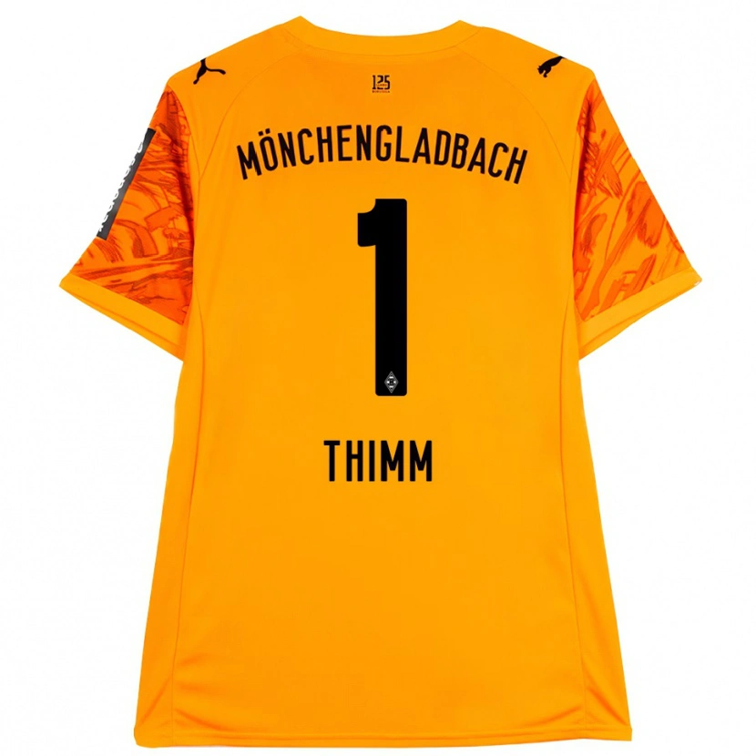 Danxen Uomo Joshua Thimm #1 Maglia Gara Portiere Arancione Giallo Nero 2025/26 Maglietta