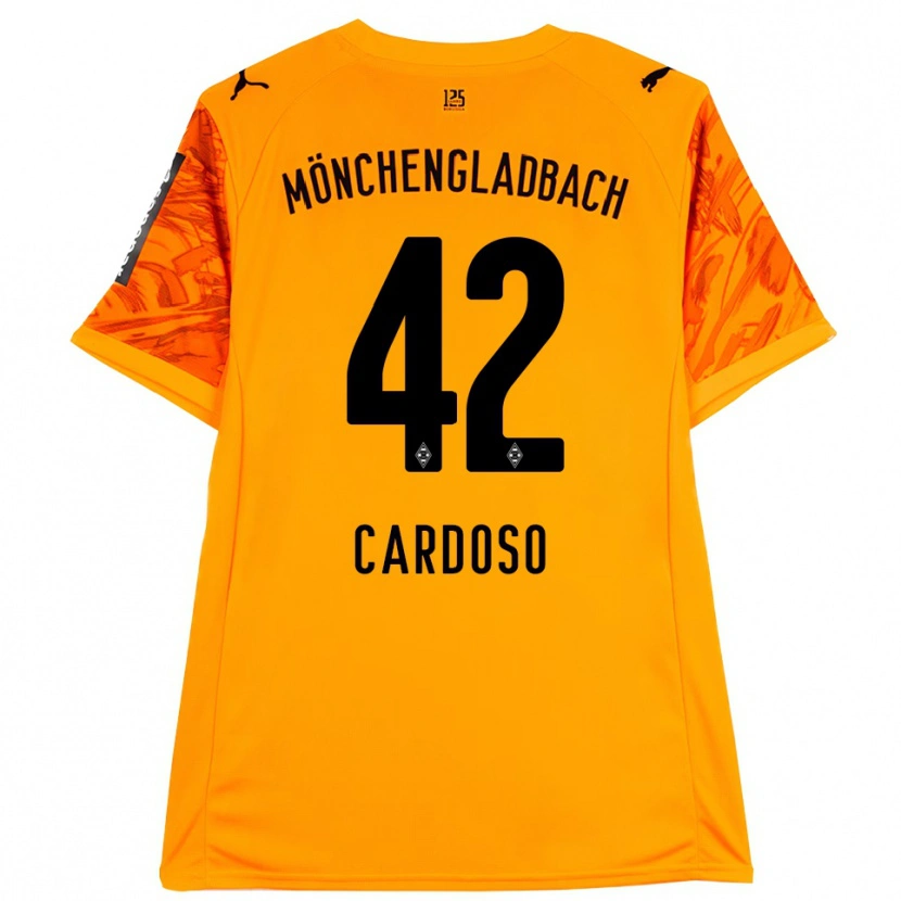 Danxen Uomo Tiago Pereira Cardoso #42 Maglia Gara Portiere Arancione Giallo Nero 2025/26 Maglietta