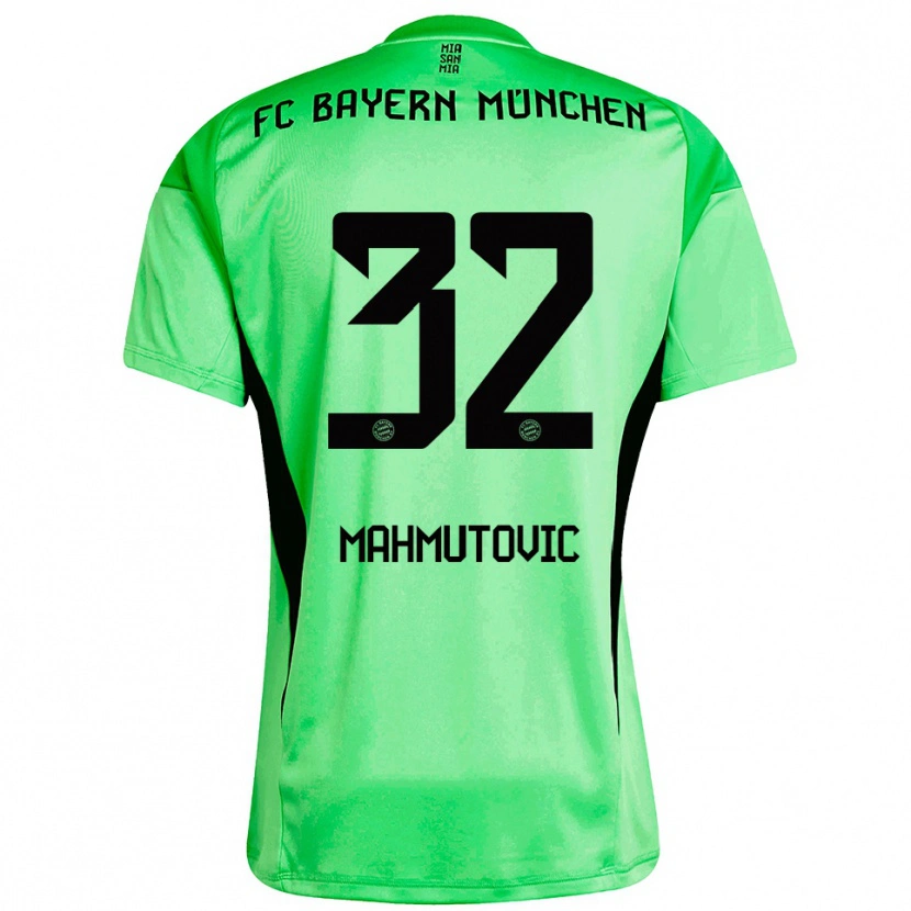 Danxen Uomo Ena Mahmutovic #32 Maglia Gara Portiere Verde Primavera Medio 2025/26 Maglietta