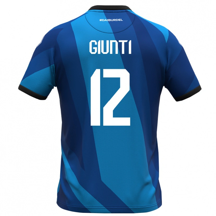 Danxen Uomo Alessandro Giunti #12 Maglia Gara Portiere Blu Royal Arancione 2025/26 Maglietta