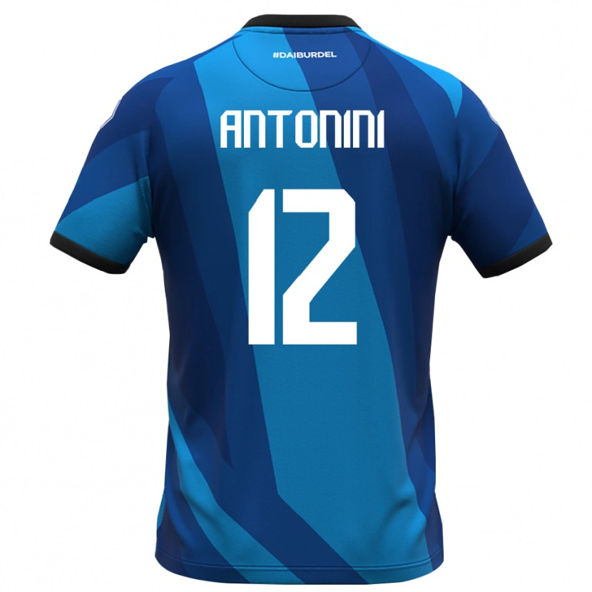 Danxen Uomo Francesco Antonini #12 Maglia Gara Portiere Blu Royal Arancione 2025/26 Maglietta