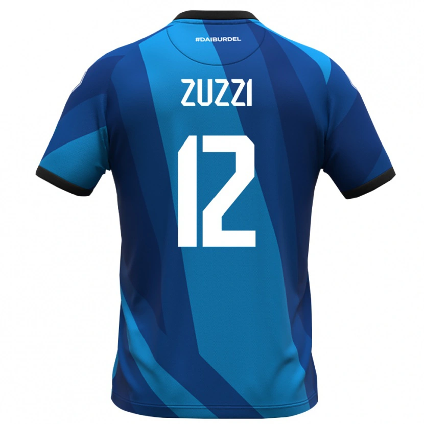Danxen Uomo Riccardo Zuzzi #12 Maglia Gara Portiere Blu Royal Arancione 2025/26 Maglietta