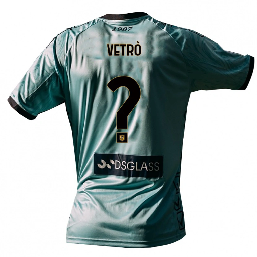 Danxen Uomo Antonio Vetrò #0 Maglia Gara Portiere Azzurro Bianco 2025/26 Maglietta