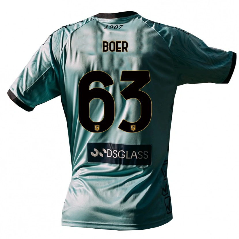 Danxen Uomo Pietro Boer #63 Maglia Gara Portiere Azzurro Bianco 2025/26 Maglietta