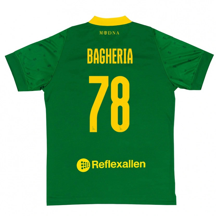 Danxen Uomo Fabrizio Bagheria #78 Maglia Gara Portiere Verde Giallo 2025/26 Maglietta