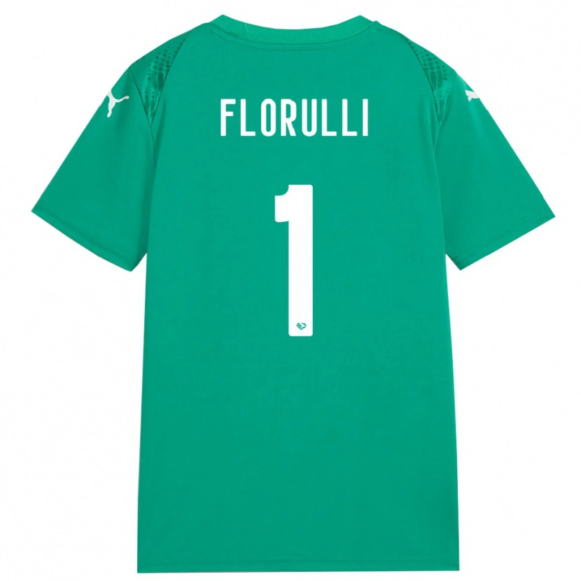 Danxen Uomo Gerlando Florulli #1 Maglia Gara Portiere Verde Mare Bianco 2025/26 Maglietta