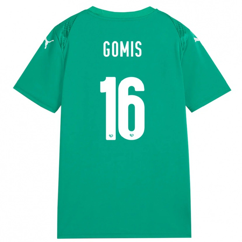 Danxen Uomo Alfred Gomis #16 Maglia Gara Portiere Verde Mare Bianco 2025/26 Maglietta