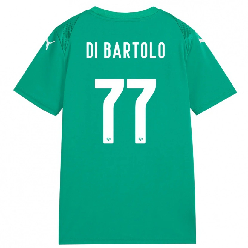 Danxen Uomo Francesco Di Bartolo #77 Maglia Gara Portiere Verde Mare Bianco 2025/26 Maglietta