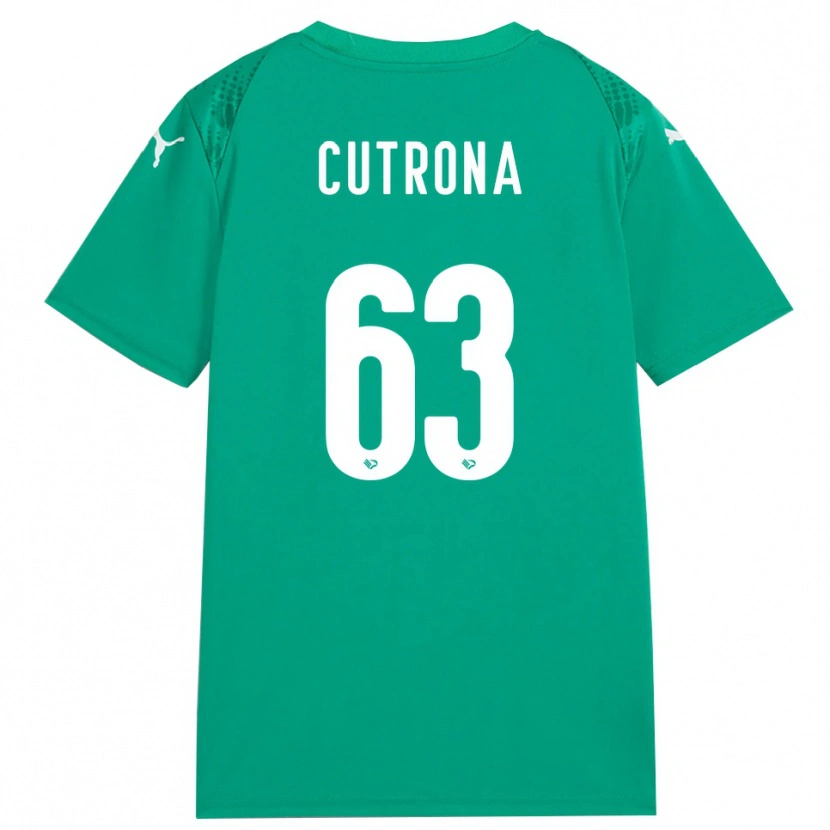 Danxen Uomo Francesco Cutrona #63 Maglia Gara Portiere Verde Mare Bianco 2025/26 Maglietta