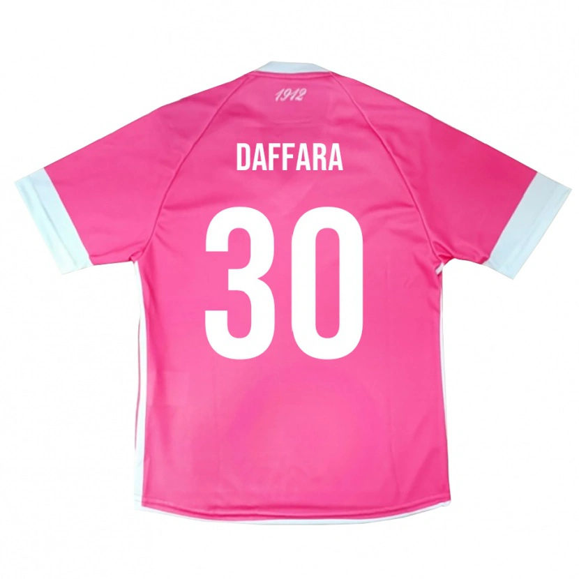 Danxen Uomo Giovanni Daffara #30 Maglia Gara Portiere Fucsia Bianco 2025/26 Maglietta