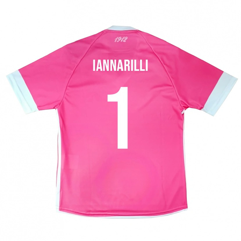 Danxen Uomo Antony Iannarilli #1 Maglia Gara Portiere Fucsia Bianco 2025/26 Maglietta