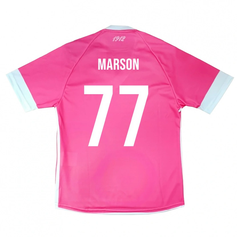 Danxen Uomo Leonardo Marson #77 Maglia Gara Portiere Fucsia Bianco 2025/26 Maglietta