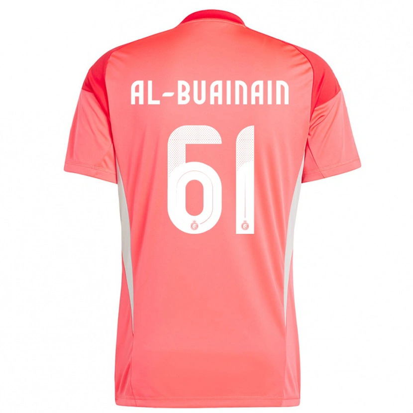 Danxen Uomo Mubarak Al-Buainain #61 Maglia Gara Portiere Arancio Rosso Giallo 2025/26 Maglietta