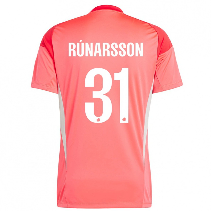 Danxen Uomo Rúnar Alex Rúnarsson #31 Maglia Gara Portiere Bianco Rosso 2025/26 Maglietta