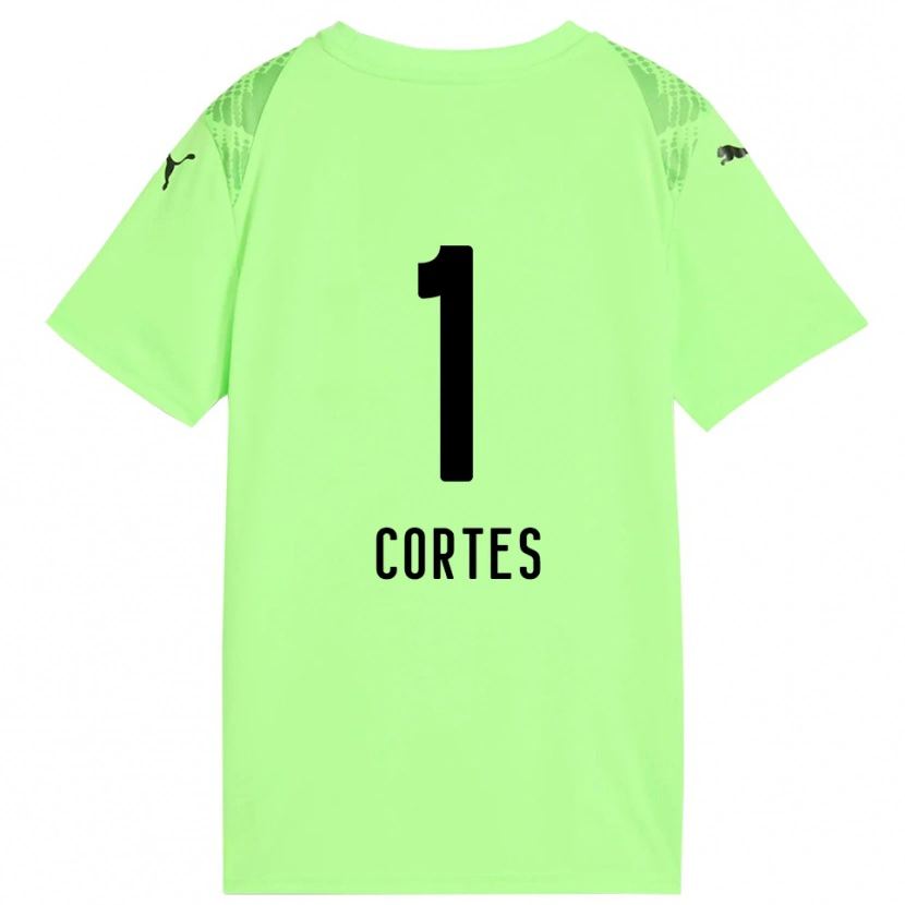 Danxen Uomo Brayan Cortés #1 Maglia Gara Portiere Verde Pallido Nero 2025/26 Maglietta