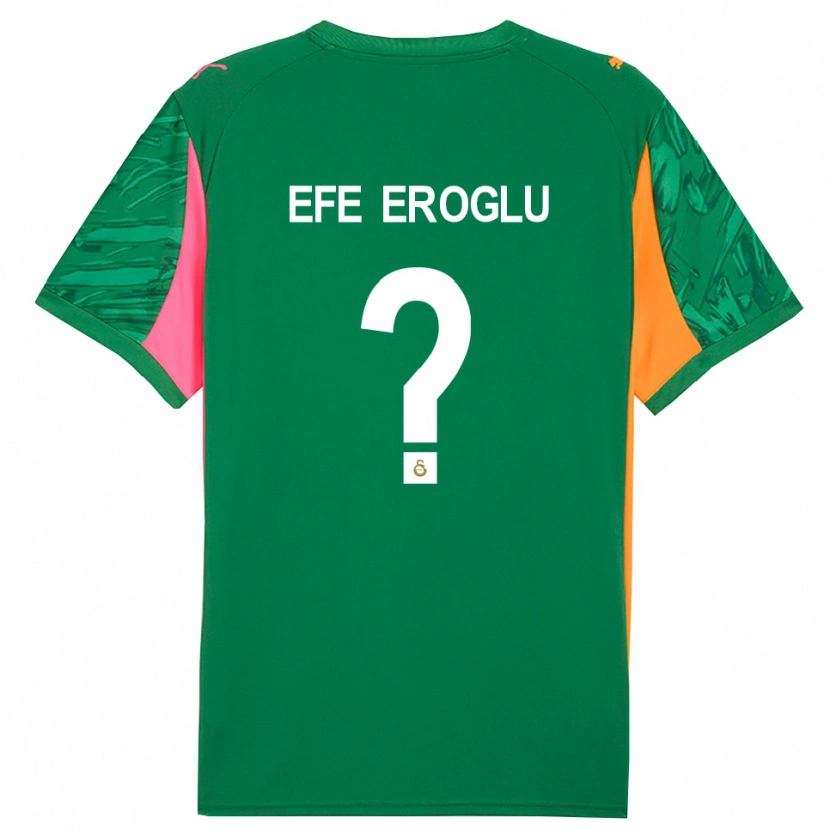 Danxen Uomo Cem Efe Eroğlu #0 Maglia Gara Portiere Verde Arancio Rosa 2025/26 Maglietta