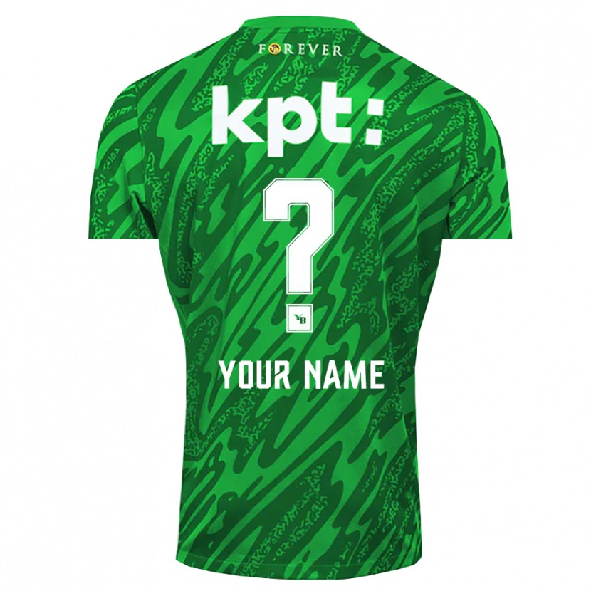 Danxen Uomo BSC Young Boys Maglia Gara Portiere Verde Bianco 2025/26 Maglietta