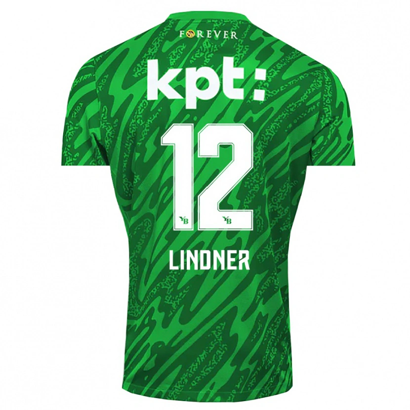 Danxen Uomo Heinz Lindner #12 Maglia Gara Portiere Verde Bianco 2025/26 Maglietta