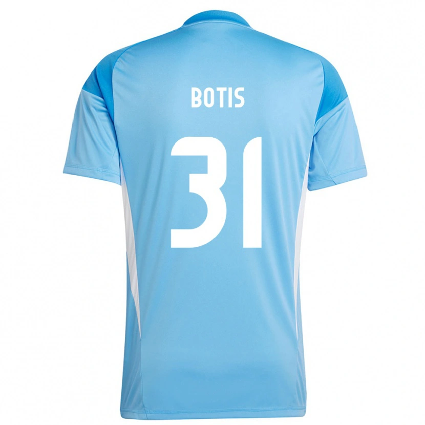 Danxen Uomo Nikolaos Botis #31 Maglia Gara Portiere Blu Cielo Profondo 2025/26 Maglietta