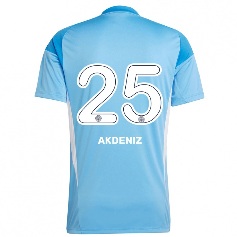 Danxen Uomo Zeynep Akdeniz #25 Maglia Gara Portiere Blu Royal Bianco 2025/26 Maglietta