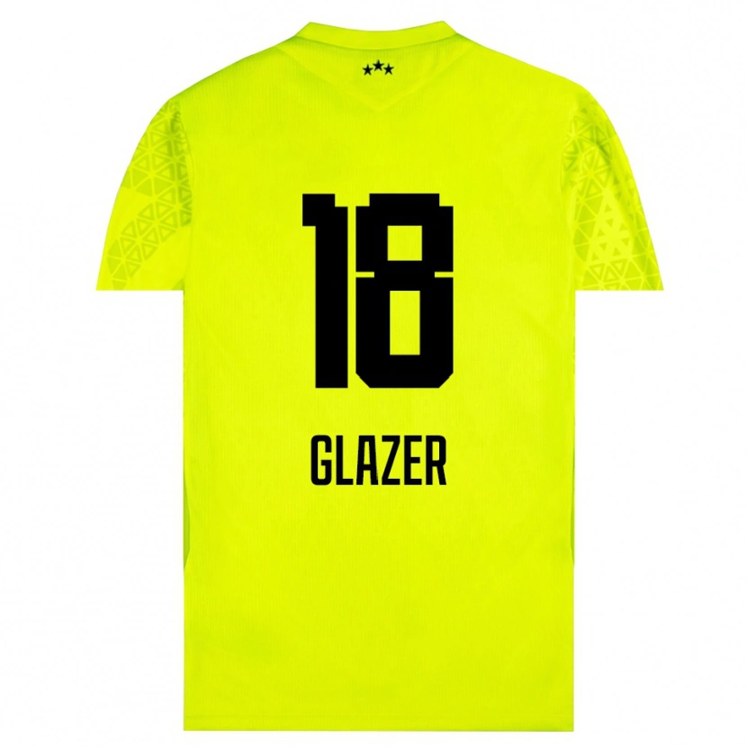 Danxen Uomo Omri Glazer #18 Maglia Gara Portiere Verde Giallo Nero 2025/26 Maglietta